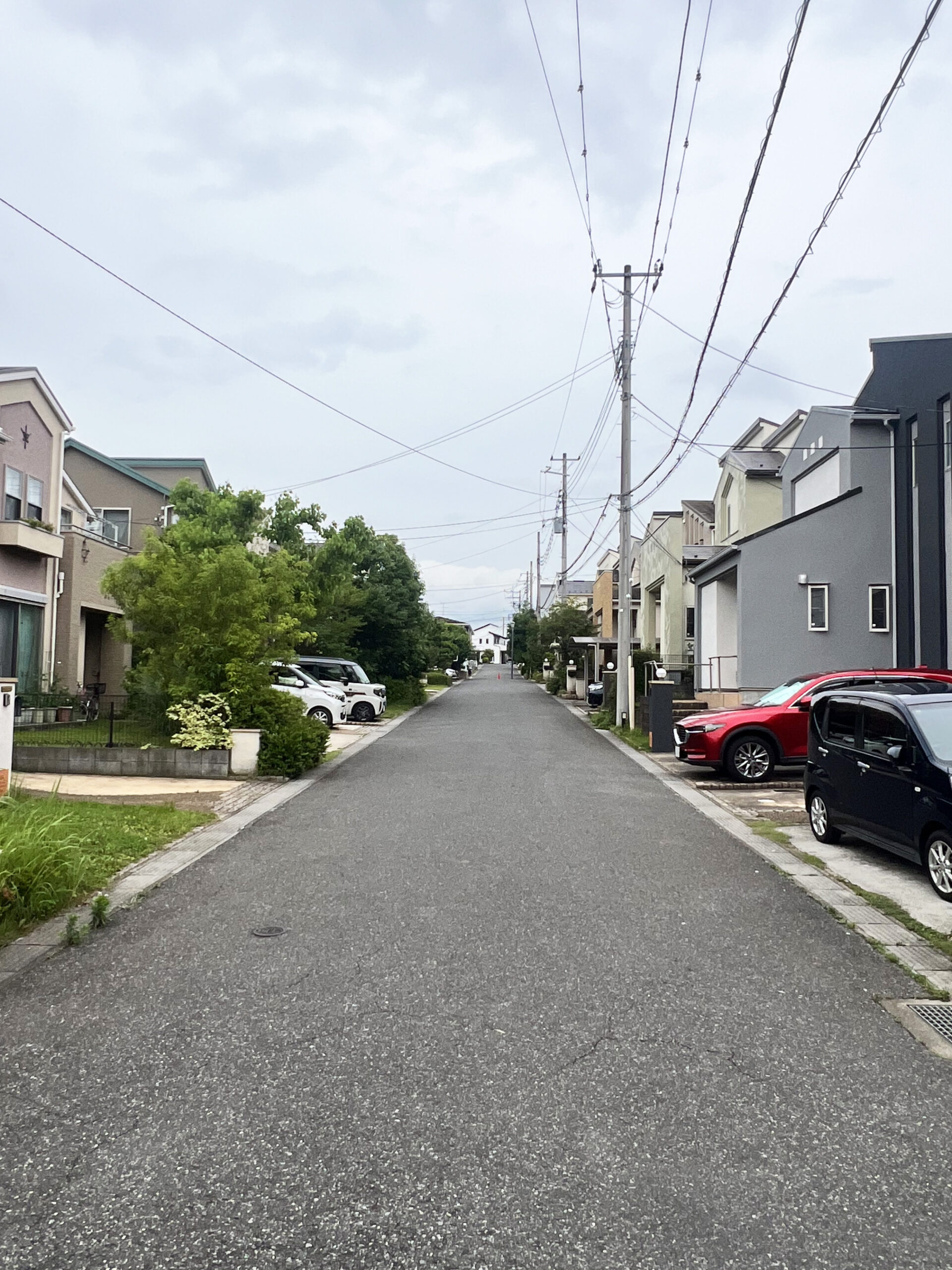 T字路の様子